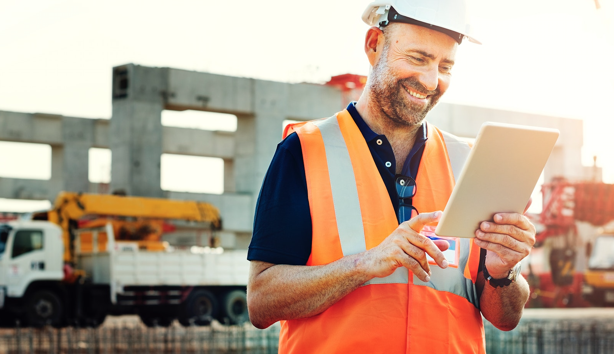 Happy Construction Worker